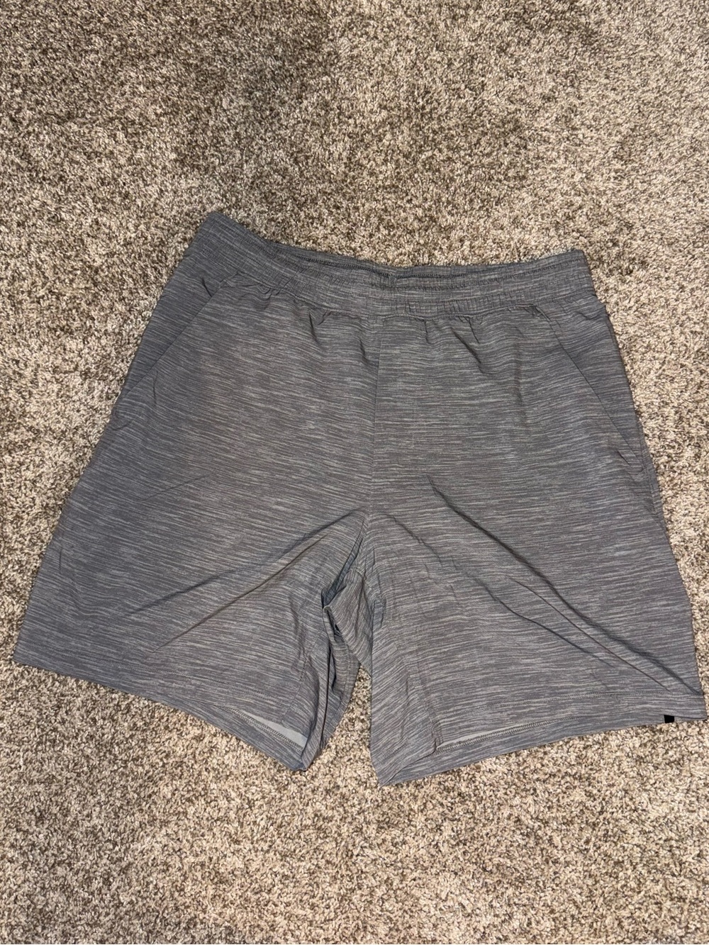 Lululemon Heather Grey Shorts (lined)
